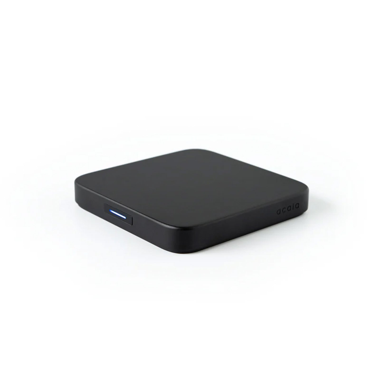 Acaia Lunar Umbra Scales Black Scales on a white counter