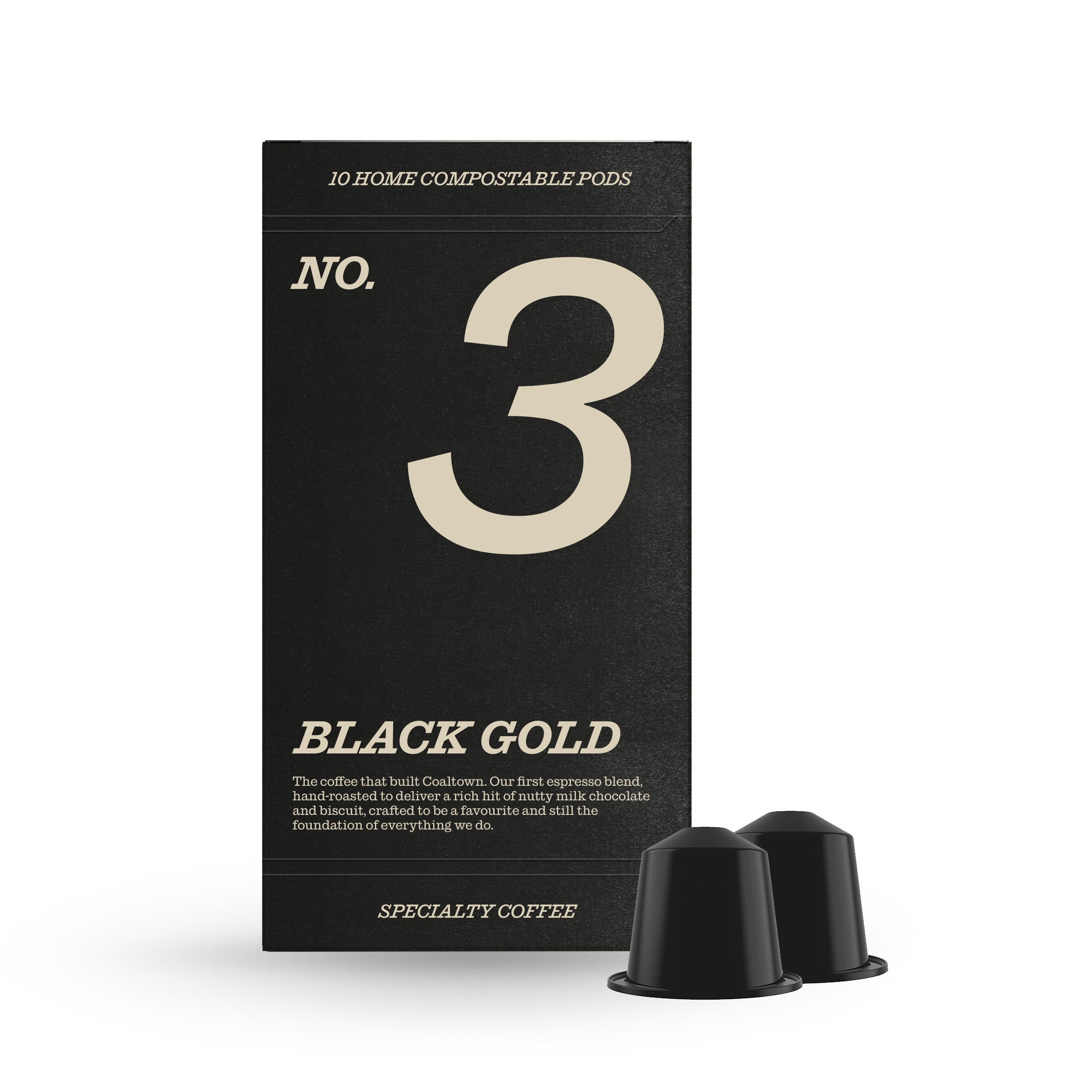 Coaltown Nespresso Capsule Trio Gift Set Coffee Pods Black Gold