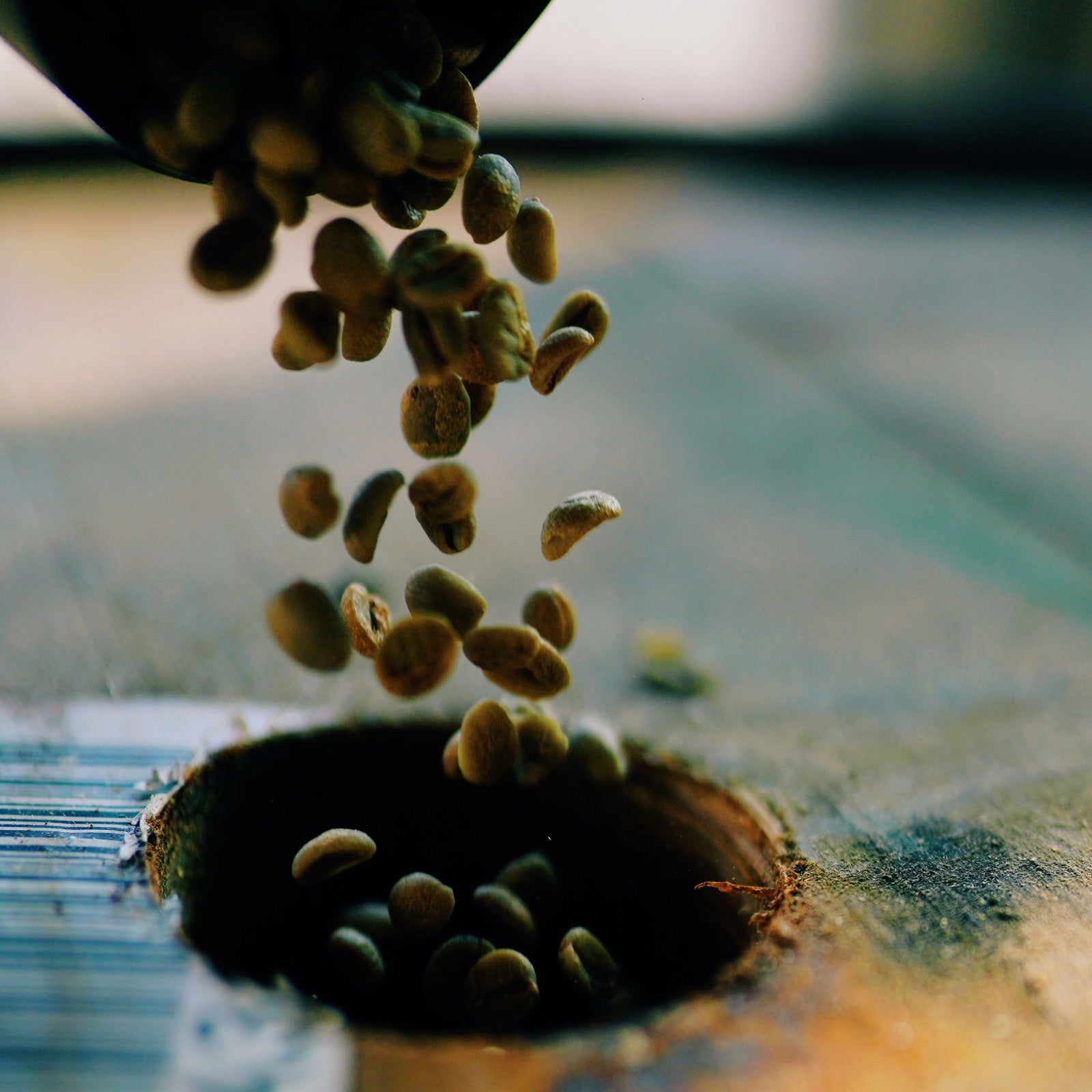 Bourbon Whiskey Barrel Green Black Gold Coffee Penderyn