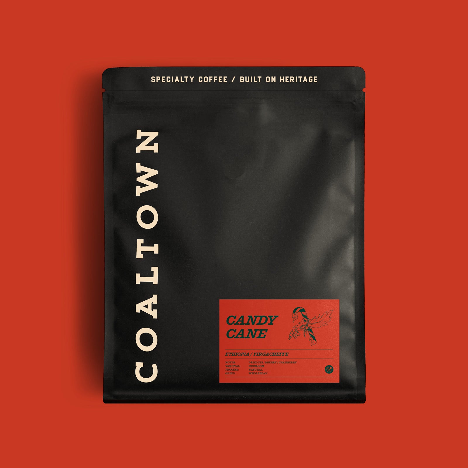 Candy Cane Soasonal Coffee Single Origin Christmas 200g Bag