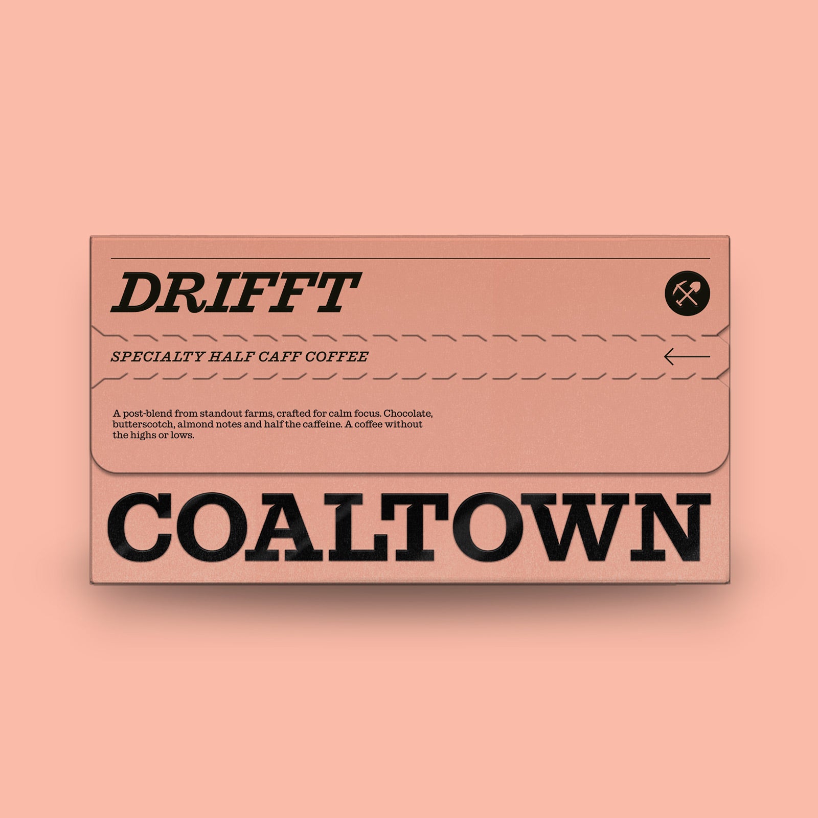 Drifft No.6 Half Caff Specialty Coffee 200g Box Chocolate Butterscotch Daim Dr Congo Brazil EA Decaf