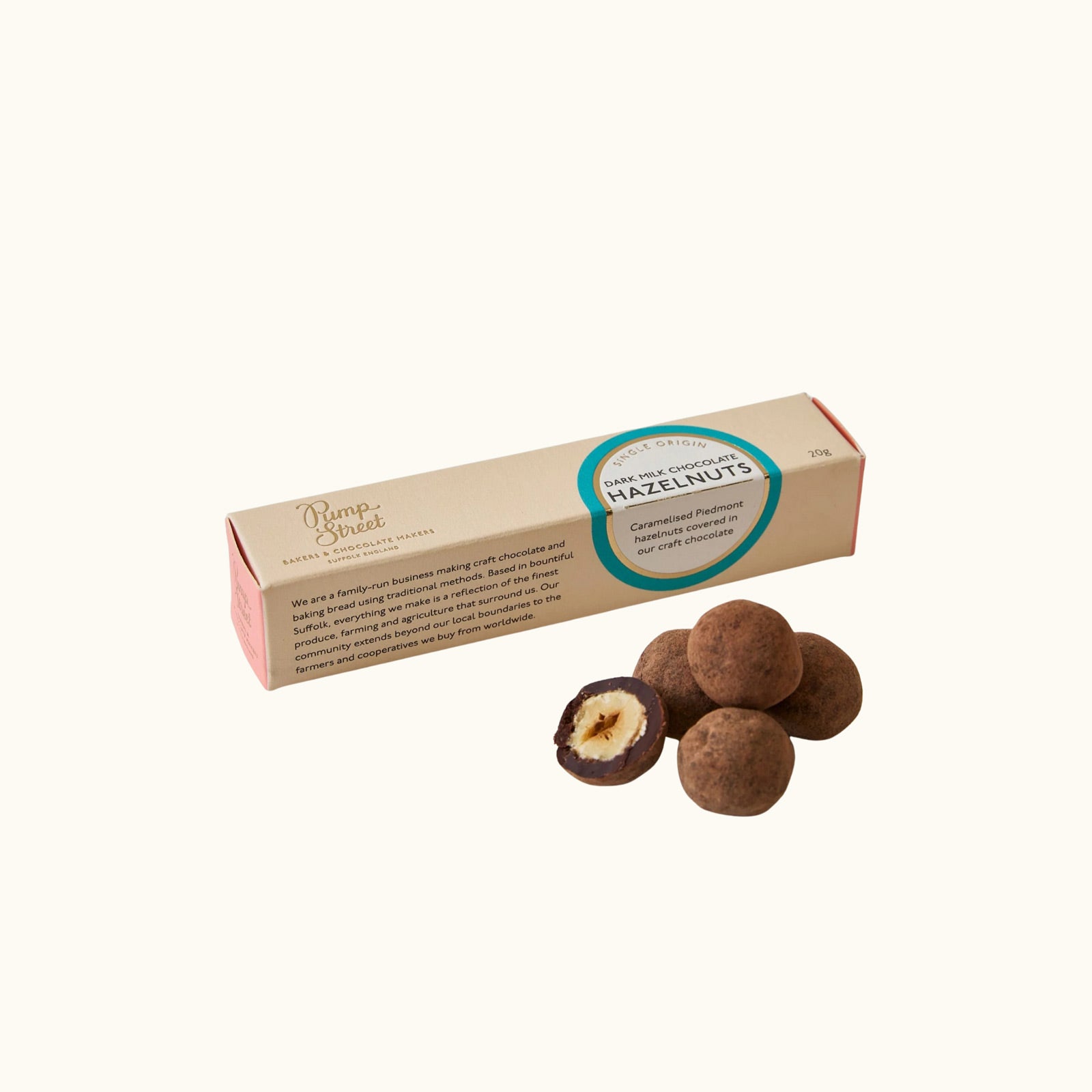 Pump Street Dark Milk Caramelised Hazelnuts