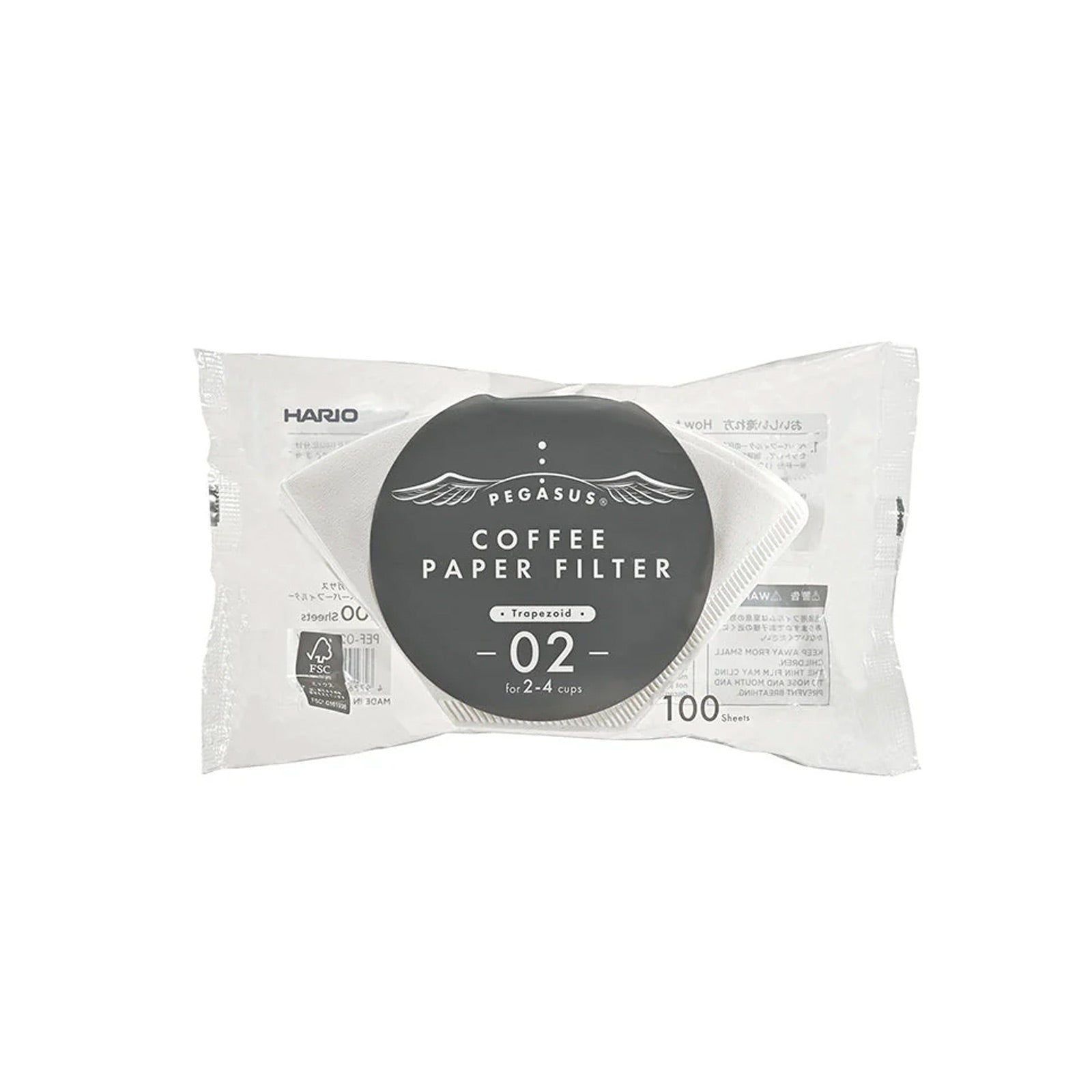 Hario Pegasus Paperfilters 02 x 100