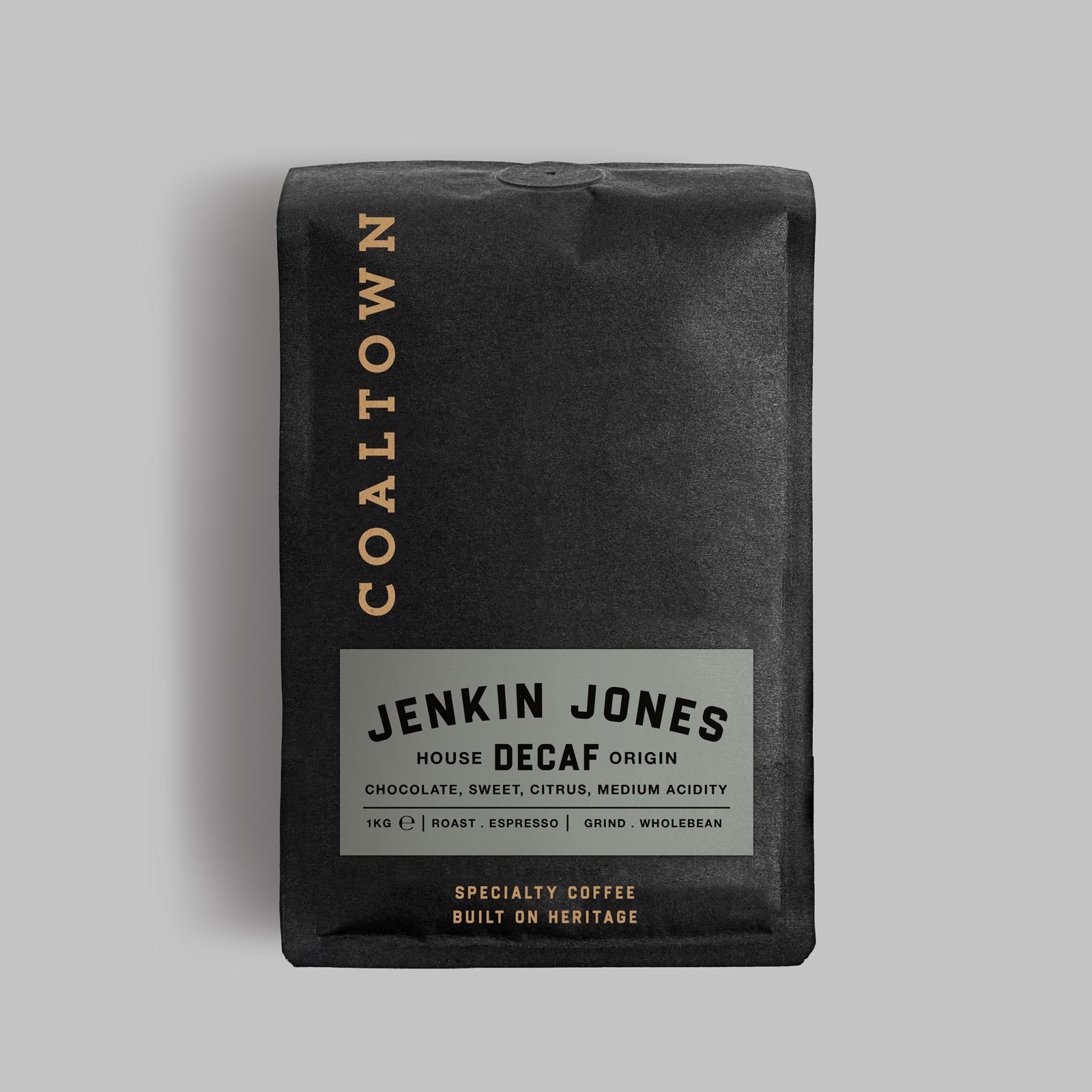 Jenkin Jones Decaf Espresso Single Origin 200g bag