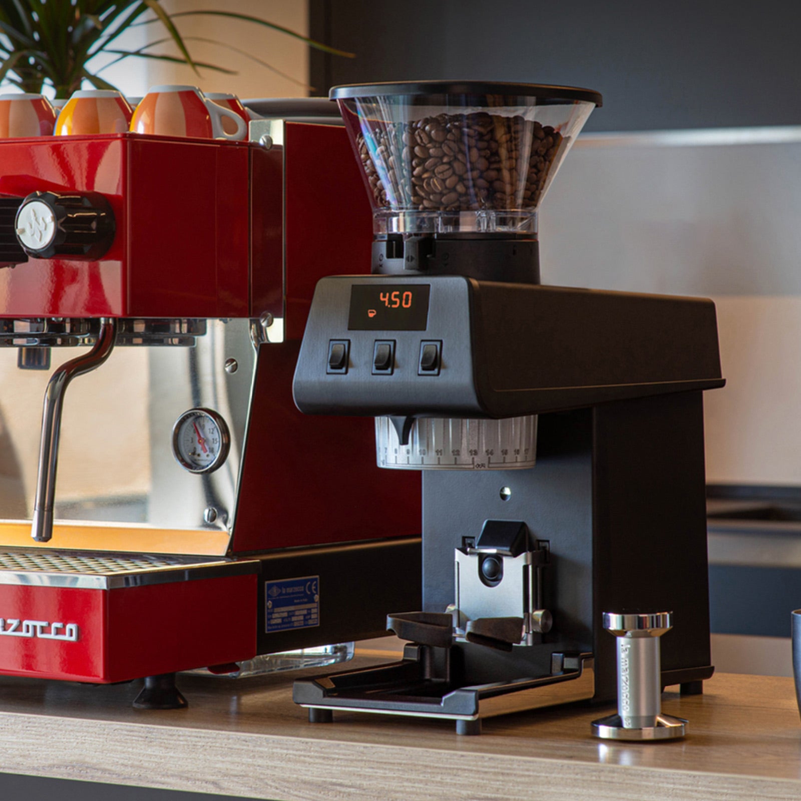 La-Marzocco-Pico-Coffee-Grinder-Black-In Kitchen Lifestyle