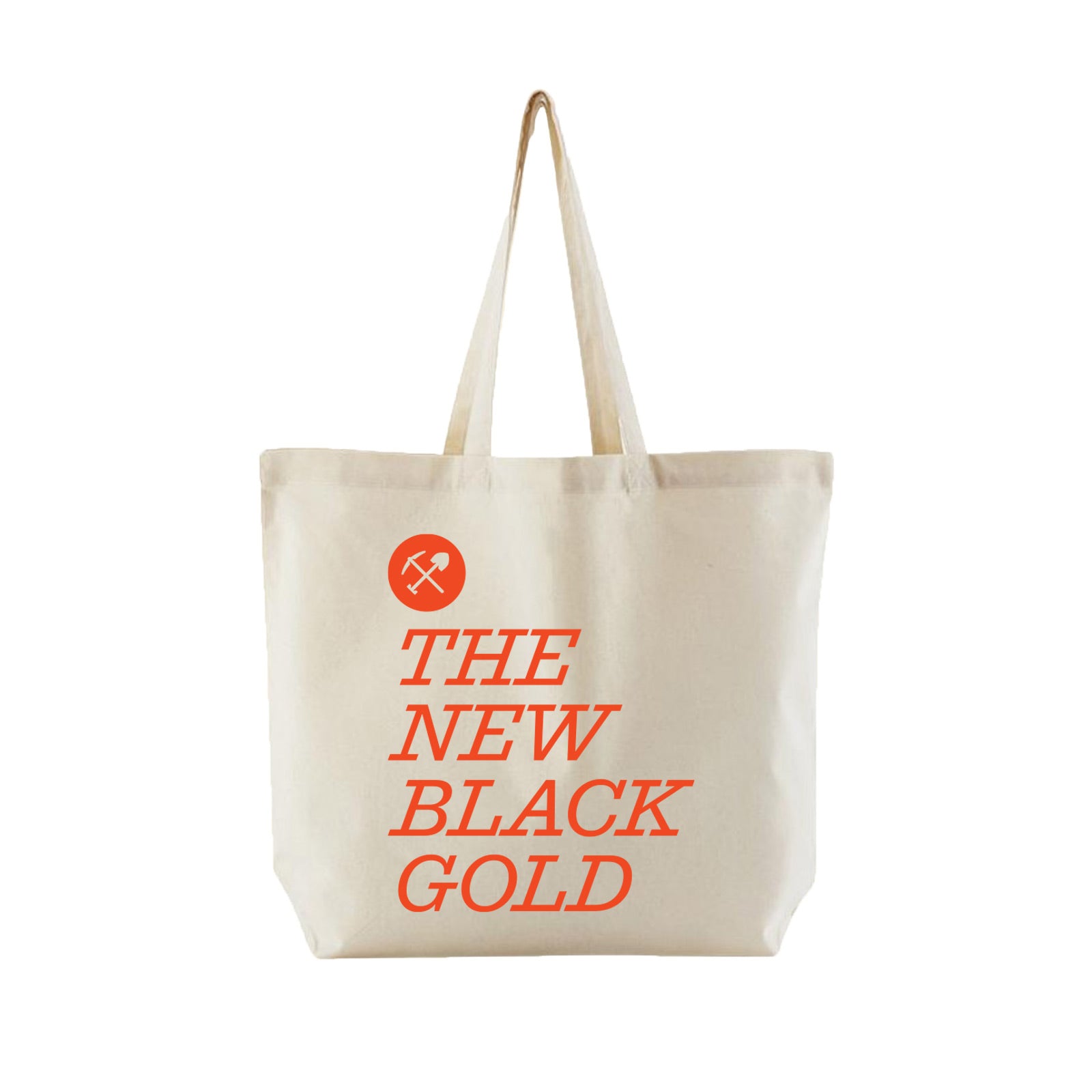 The New Black Gold Tote Bag Purpose Orange Recycled Bag