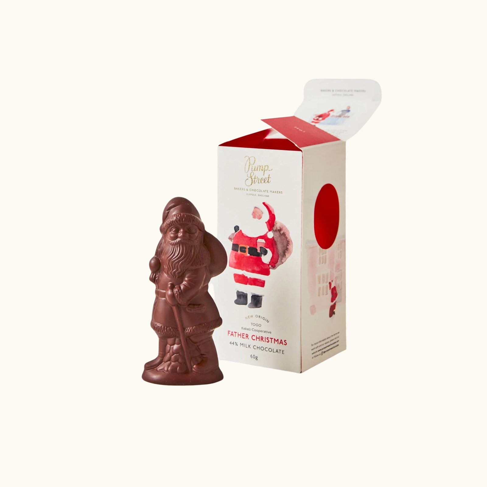 Pump Street Chocolate Father Christmas Figure