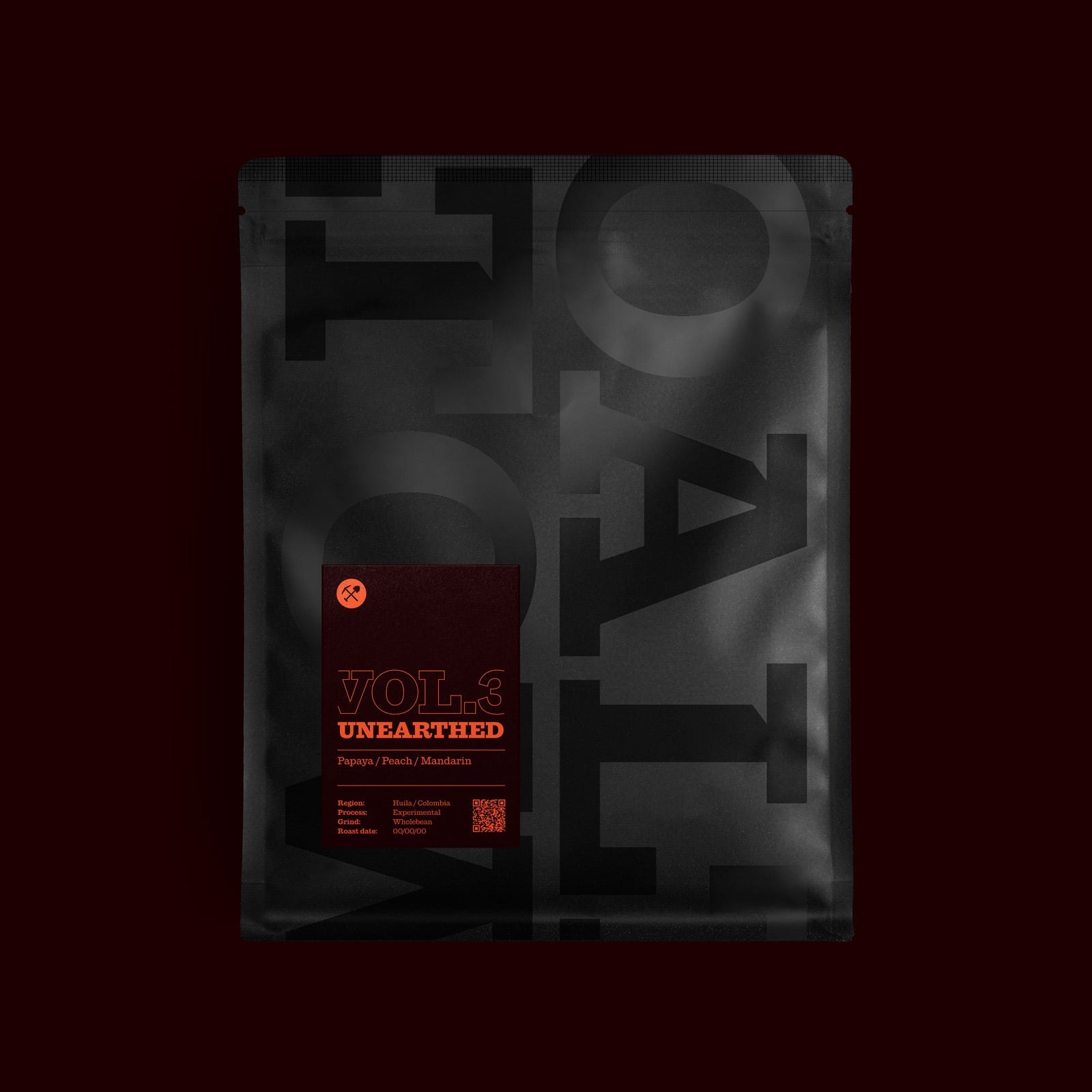 unearthed volume three 200g bag papaya peach mandarin Huila Columbia experimental process whole bean