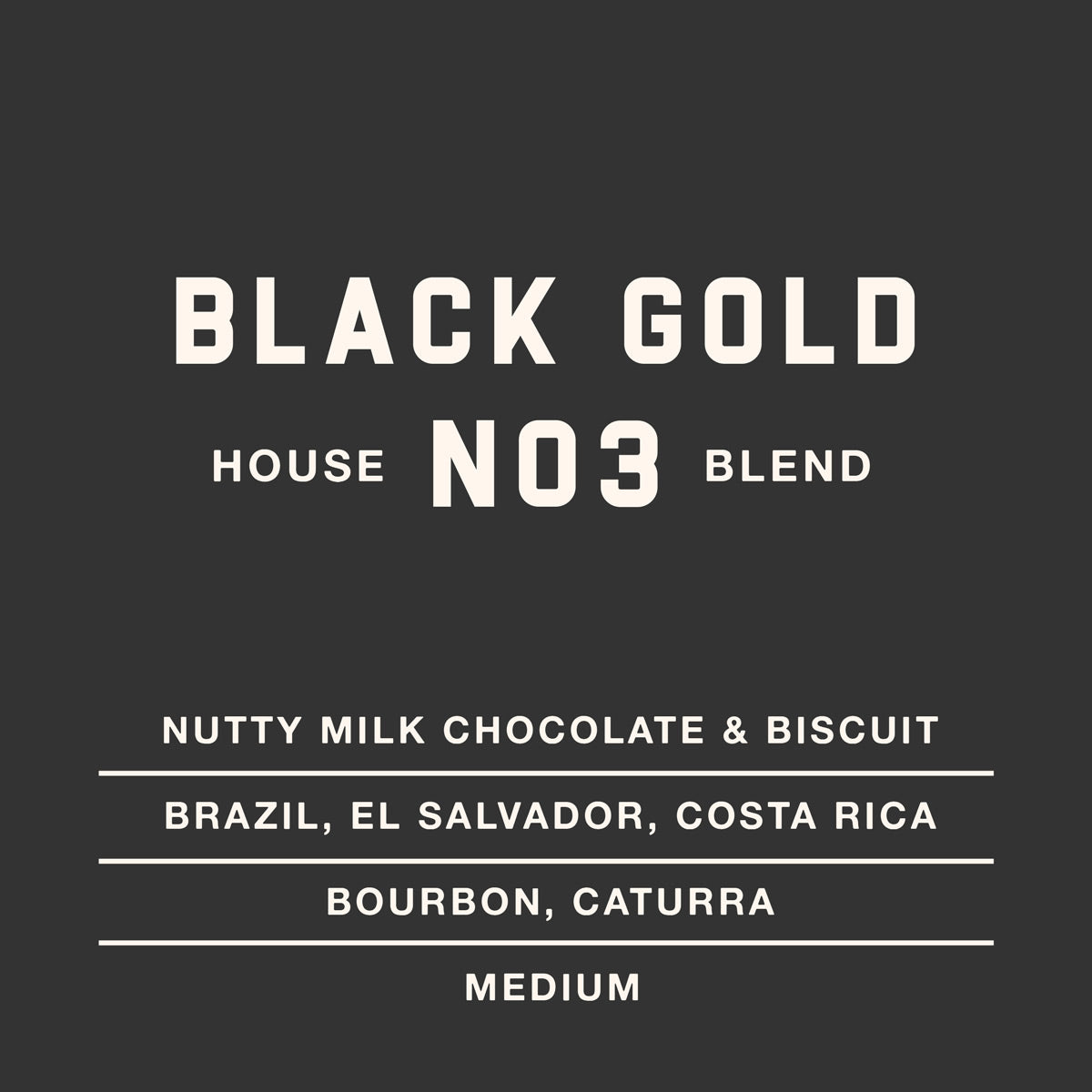 Black Gold no3 House Coffee 200g Bag Office Subscription