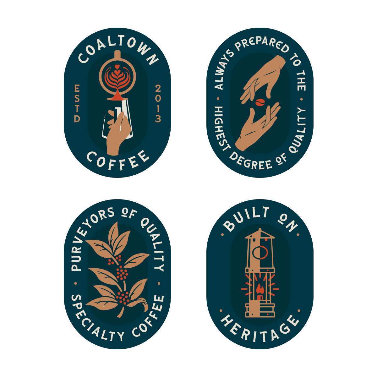 Coaltown Sticker Pack Vol 1