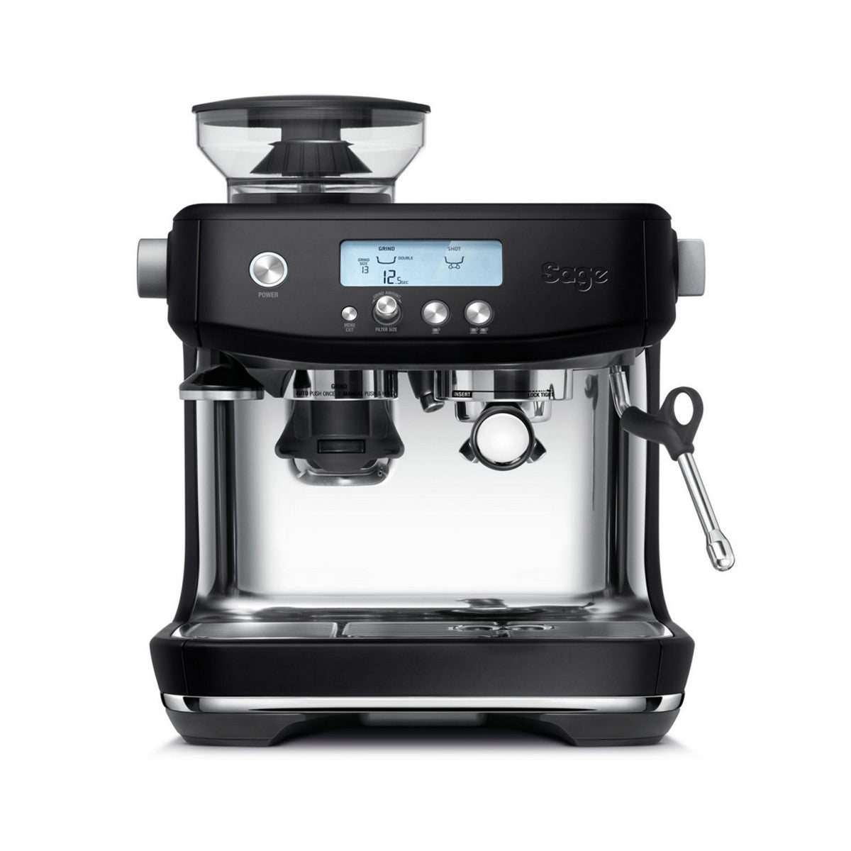 Sage Barista Pro Quality Bean to Cup Coffee Espresso Machine Truffle Black