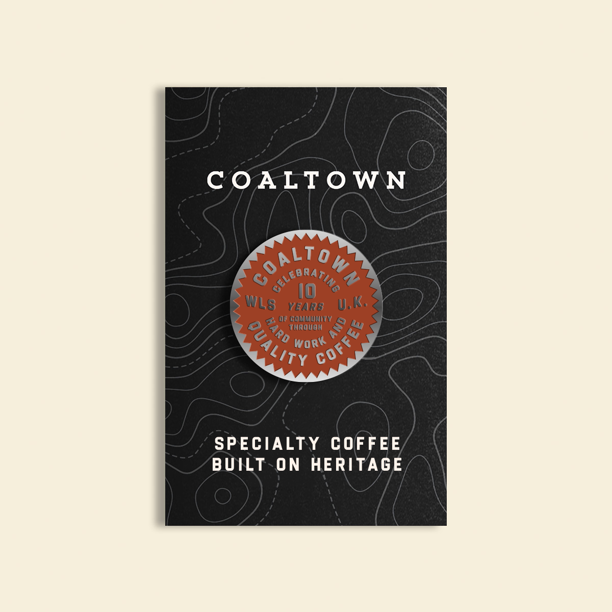 Coaltown 10 Year Anniversary Enamel Pin