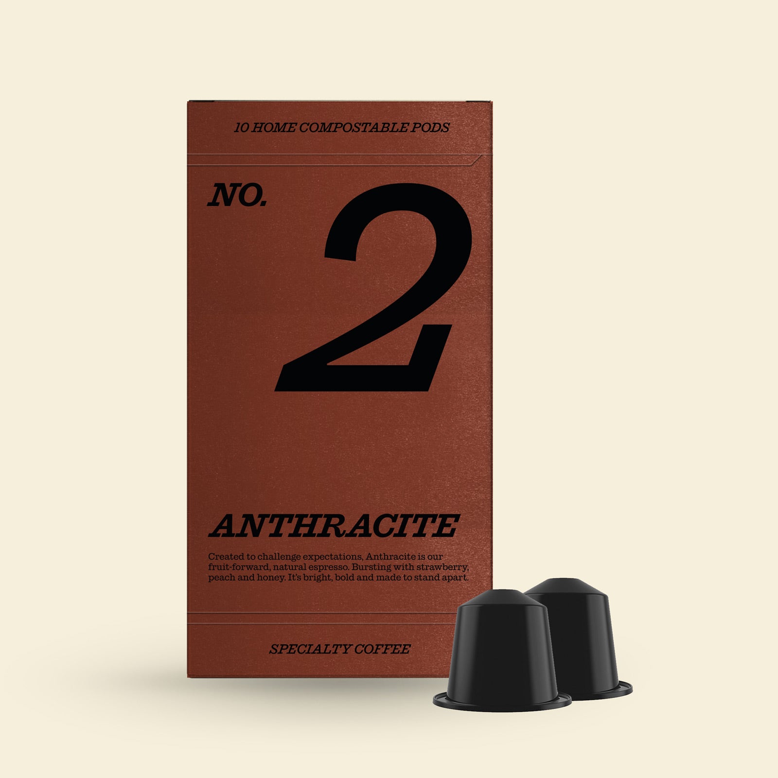 Anthracite Pods Capsules Compostable Coffee