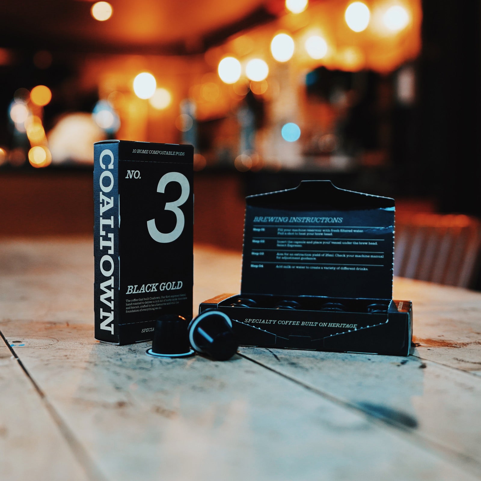 Black Gold Pods Speciality Coffee Nespresso Compatible Pods