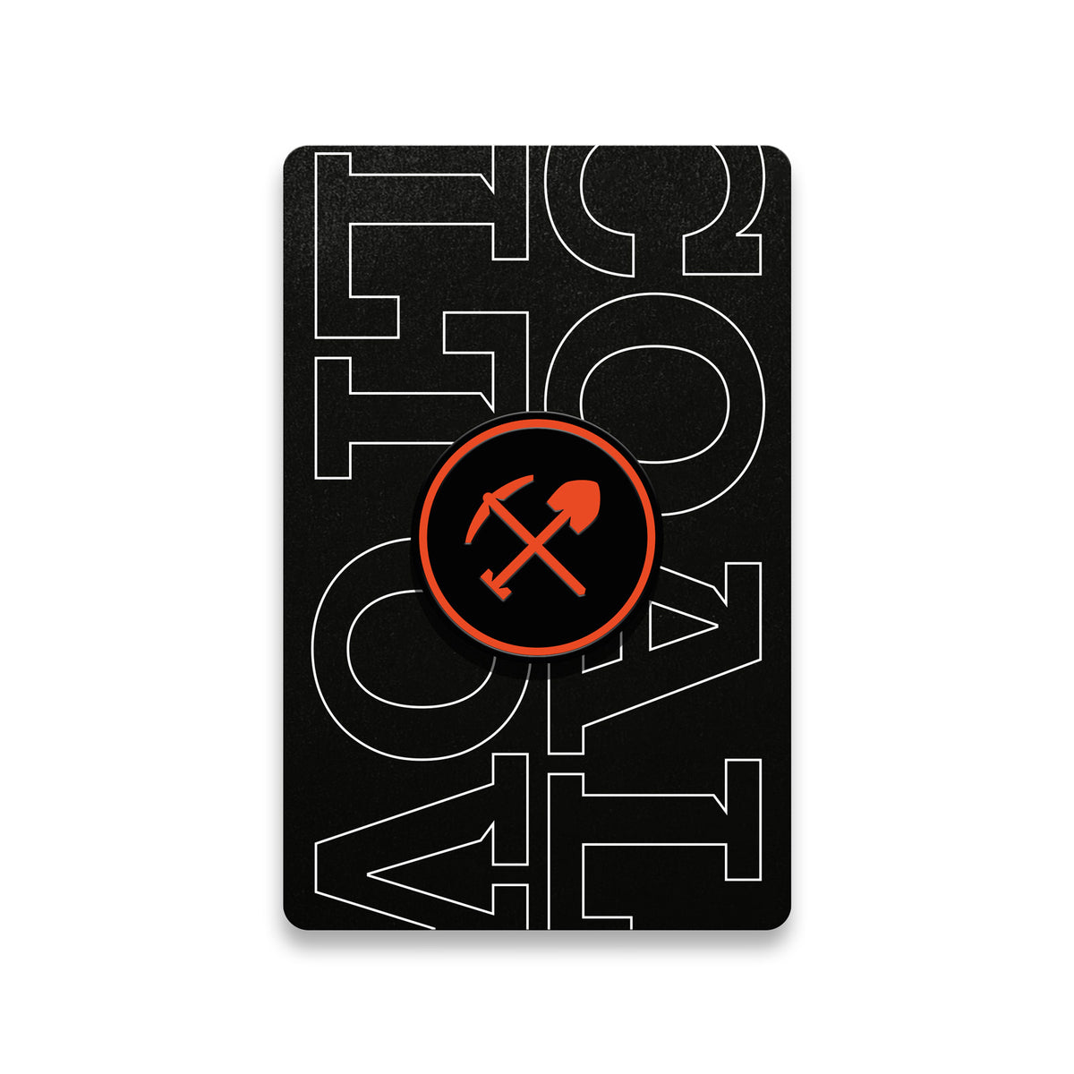 Coaltown Orange Purpose Enamel Pin