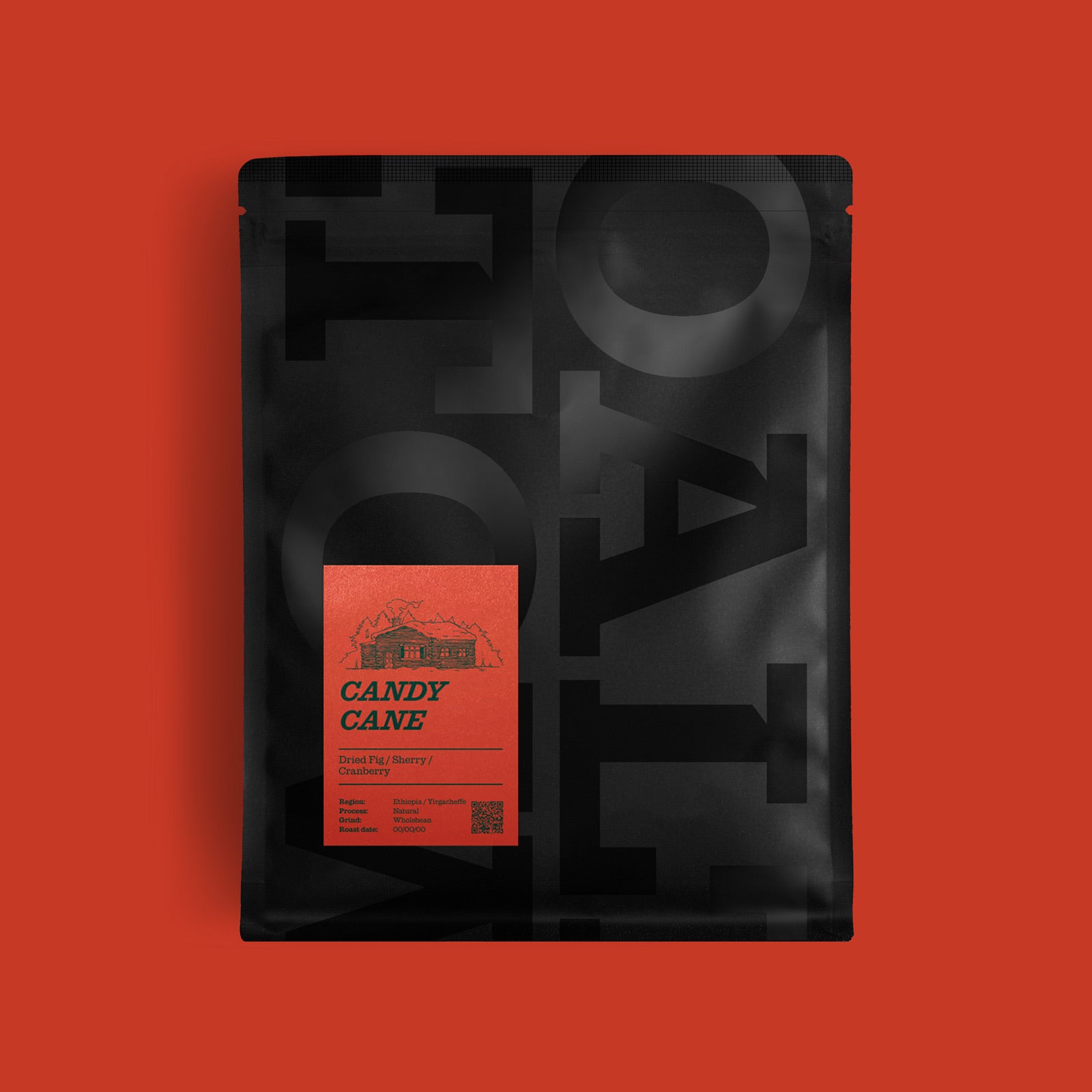 Candy Cane Soasonal Coffee Single Origin Christmas 200g Bag Dried Fig Sherry Cranberry New Brand