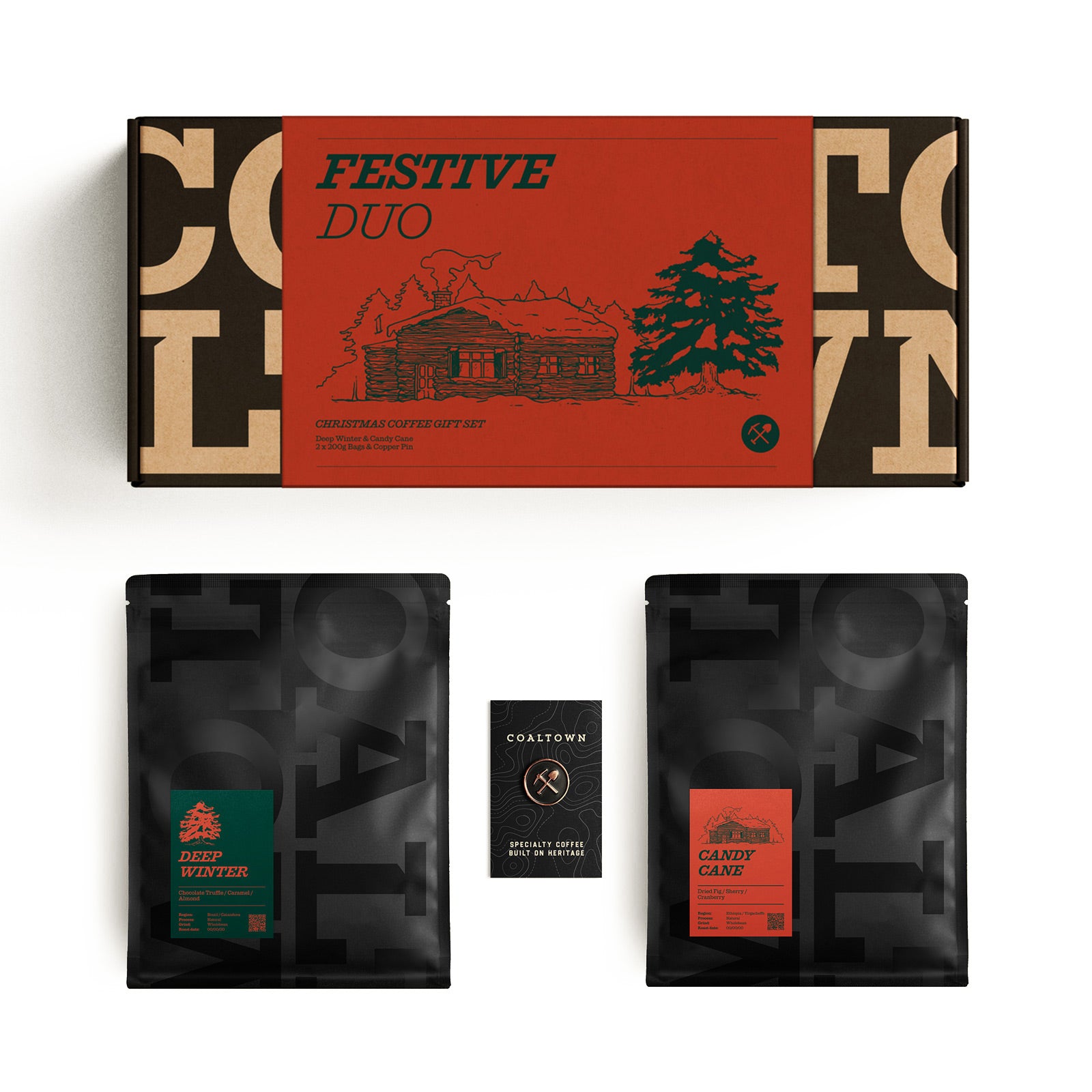 Festive Duo Deep Winter Candy Cane Winter Coffee