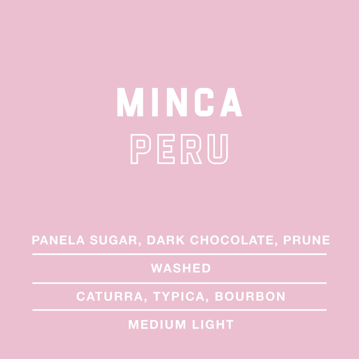 Minca Peru Single Origin Coffee