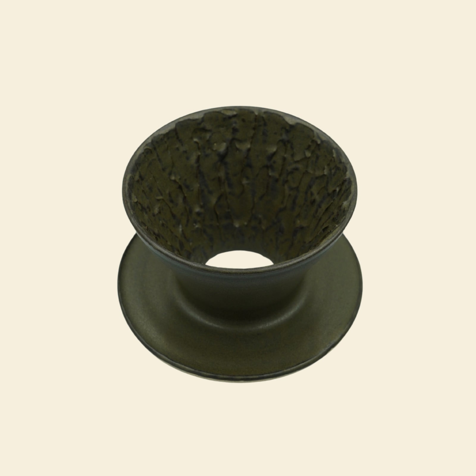 Parc Pottery Coaltown V60 Ceramics Pottery Pour Over Soft Black Glaze Coffee 1