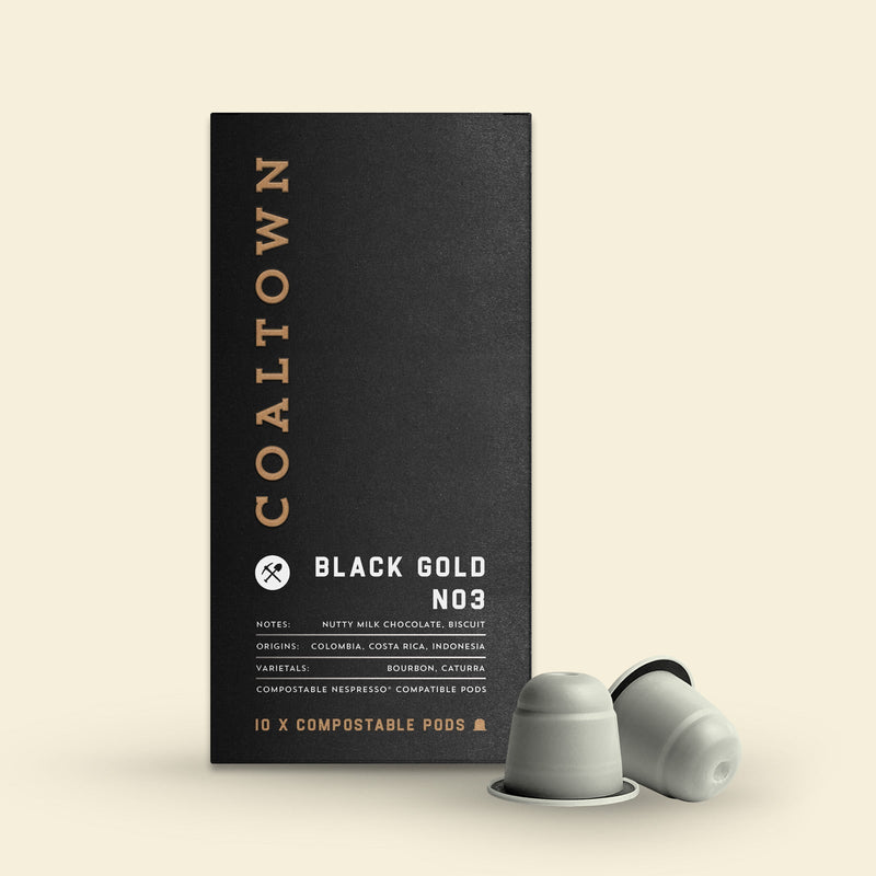 Black Gold No3 Coffee Pods Capsules Nespresso Gift Subscription Prepaid