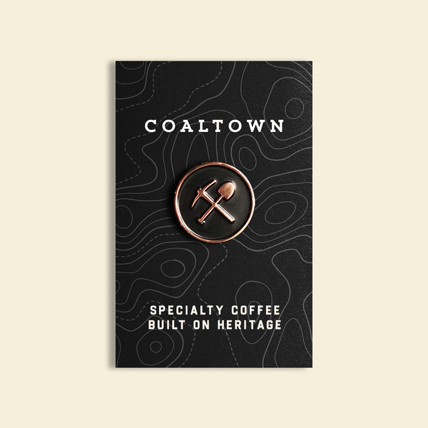 Coaltown Copper Enamel Pin